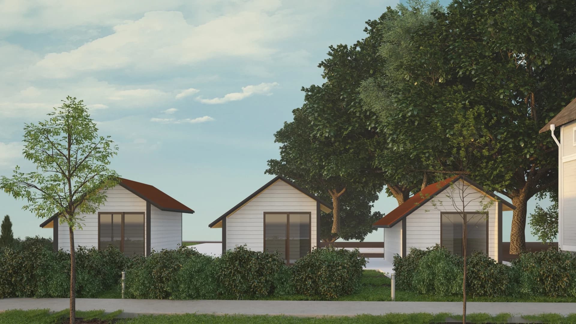 Modular Prefab Wooden Resort - 001