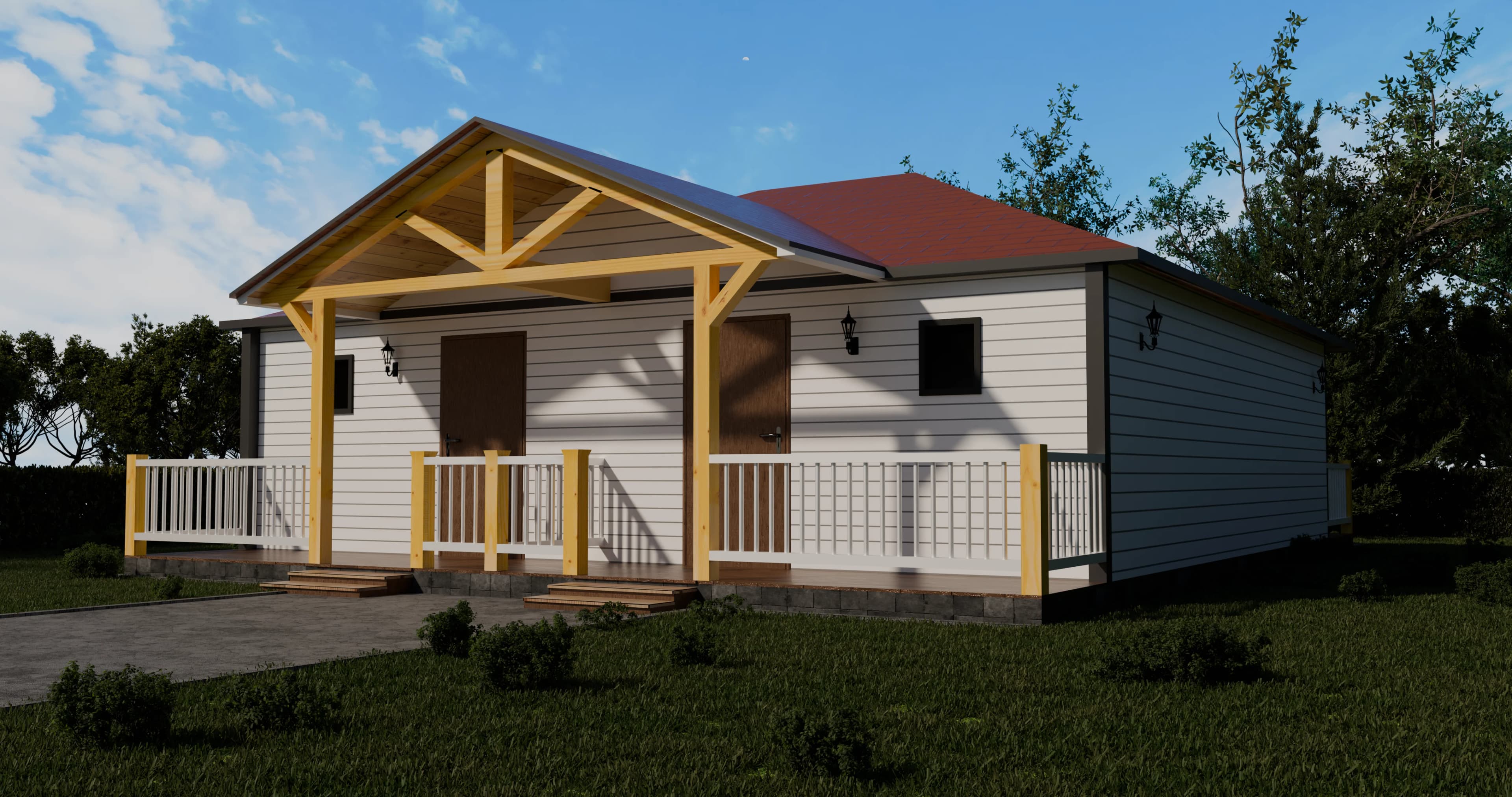 Wood Resort Luxury Design House Prefab - 009